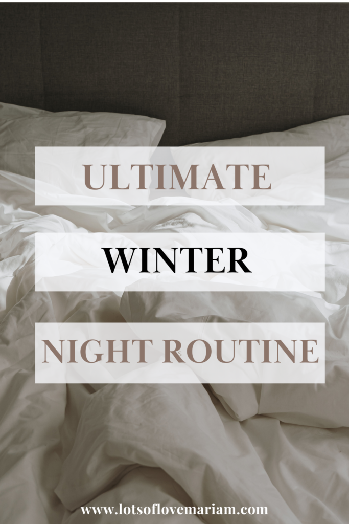 winter night skin care routine