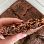 healthy oat brownies