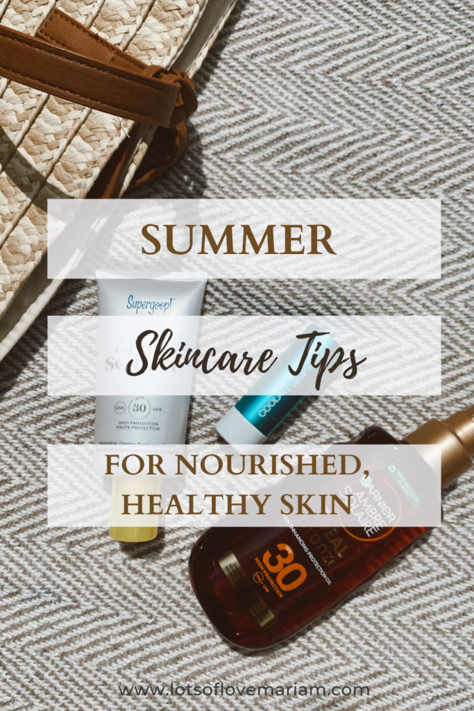 summer skincare tips
