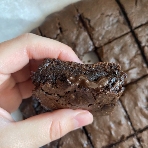 The Best Fudgy Brownies Recipe (gluten free, dairy free)