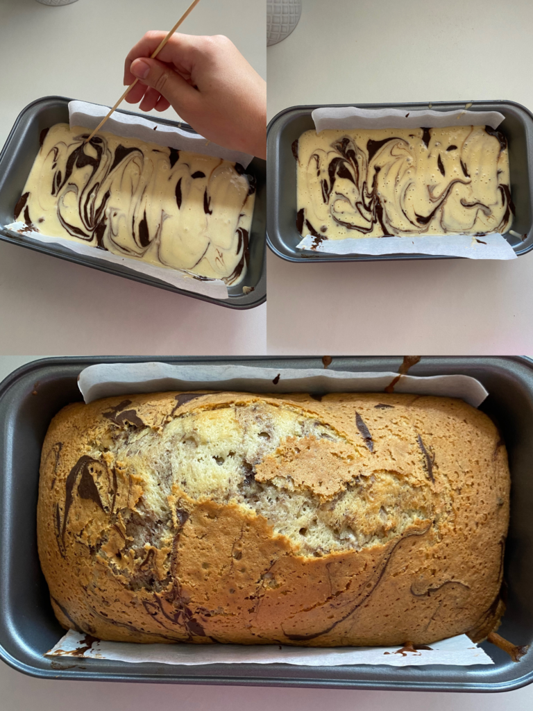 marble cake recipe with cocoa powder