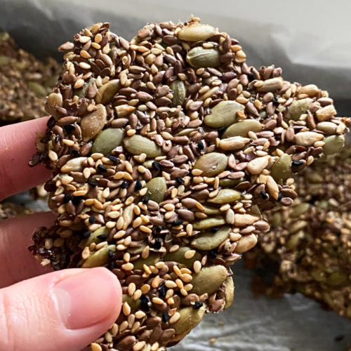 multi seed crackers recipe