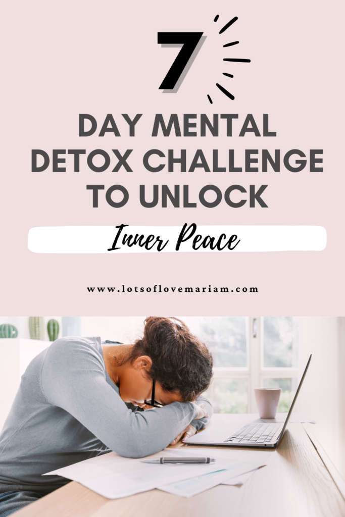mental detox challenge