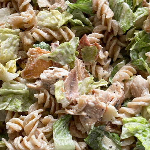 chicken caesar pasta salad