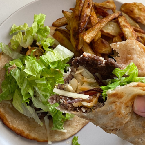 burger tacos