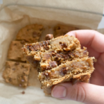 healthy chickpea blondies