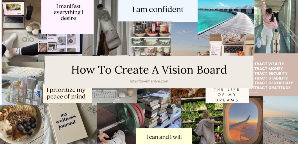 how to make a vision board for manifestation