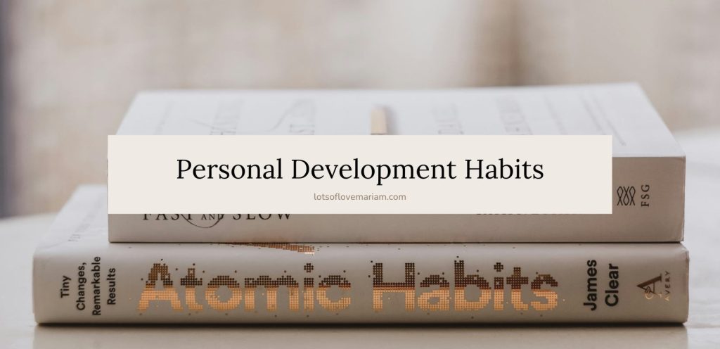 self improvement habits list