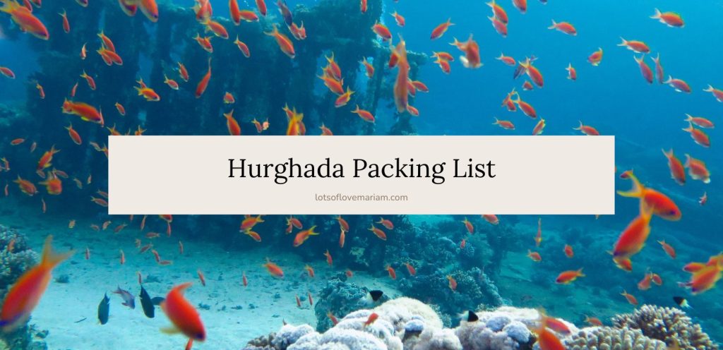 egypt packing list