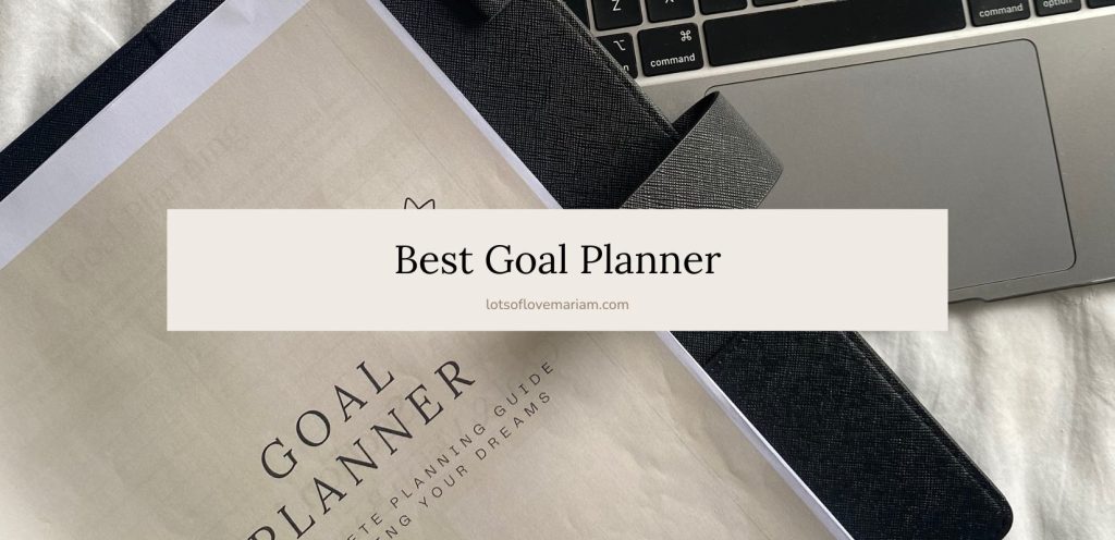 goal planner printable