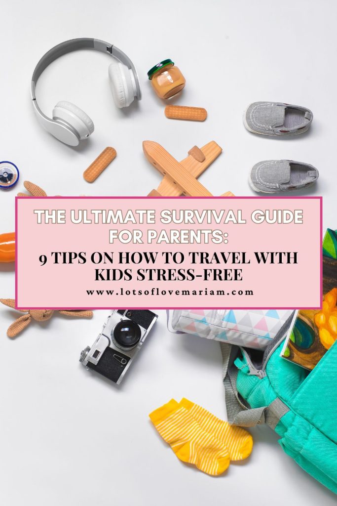 how to travel with kids on a plane