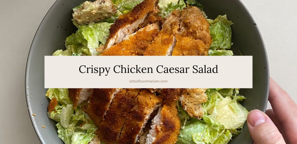 crispy chicken caesar salad recipe