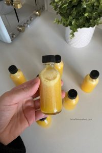 Orange ginger turmeric shot recipe