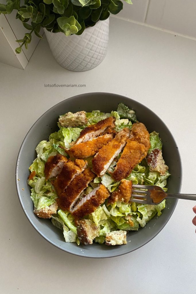 crispy chicken saland