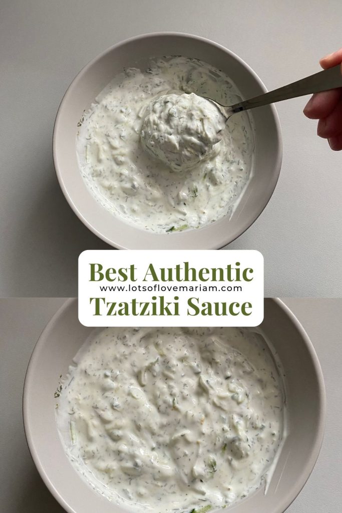 how to make tzatziki sauce