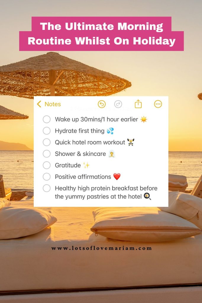 summer holiday morning routine
