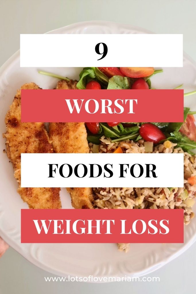 unhealthy foods list