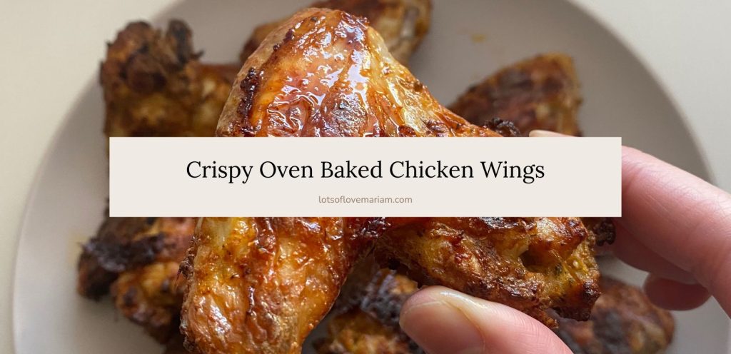 crispy oven baked chicken wings recipe