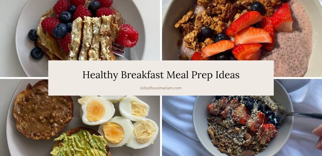 high protein healthy breakfast meal prep ideas