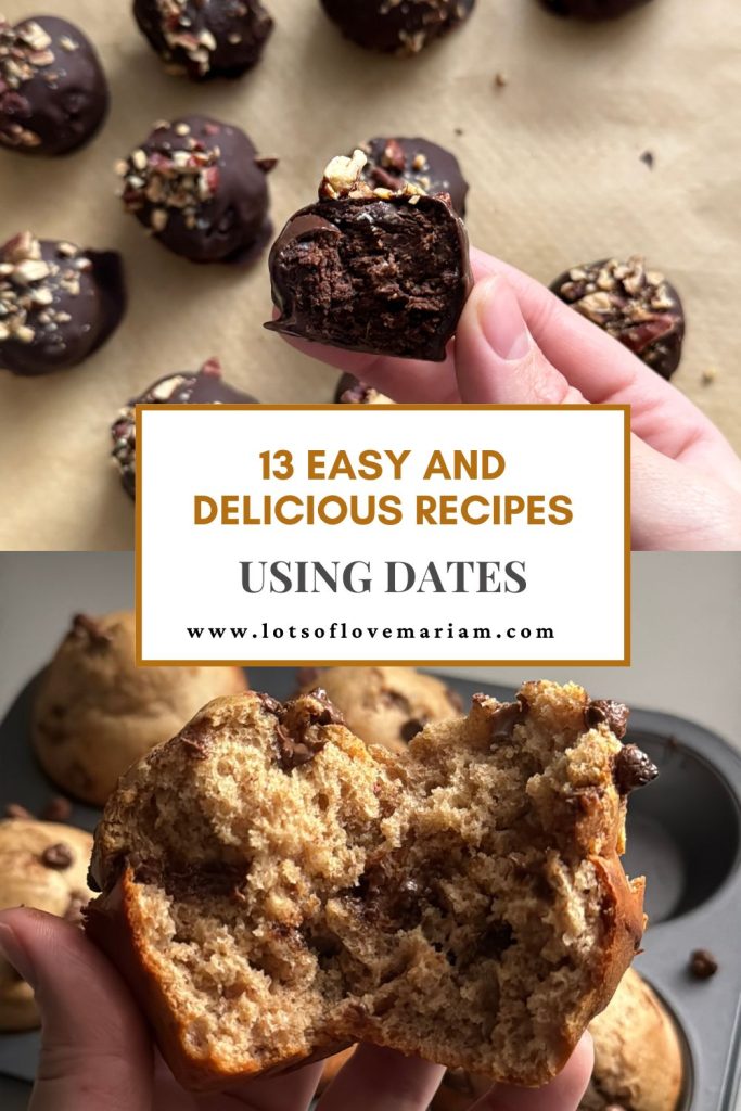 healthy recipes using dates instead of sugar
