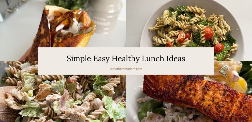 healthy lunch ideas