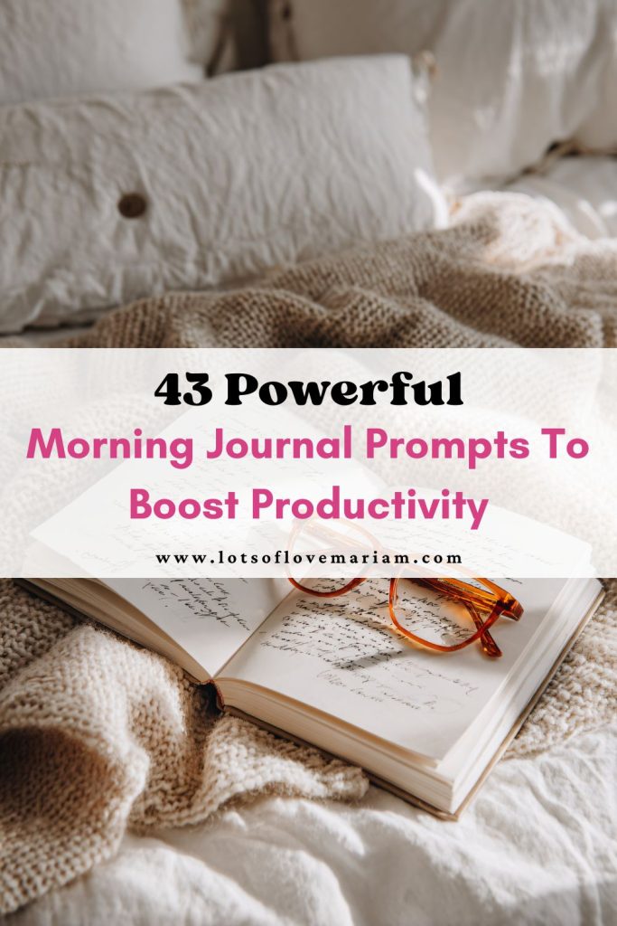 morning daily journal prompts