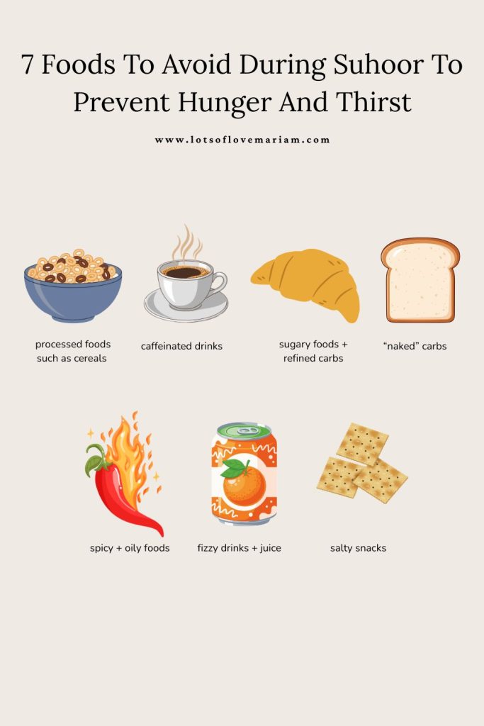 what to eat before fasting ramadan