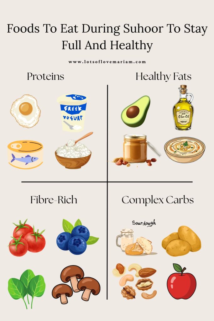 what to eat for suhoor to stay full