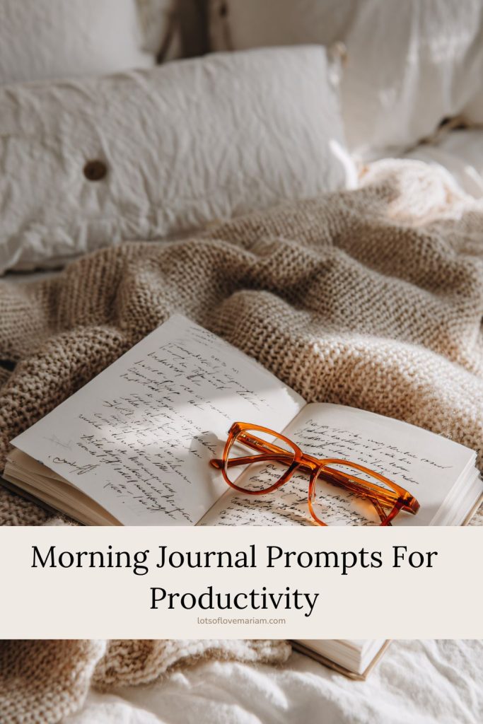 morning journal prompts for productivity