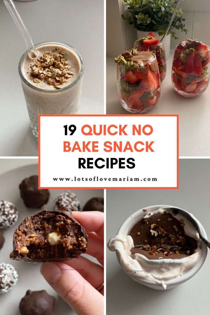 no bake snacks no bake snack recipes