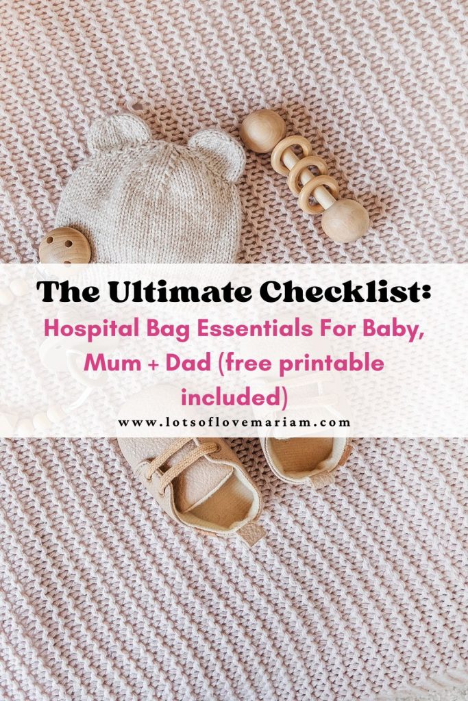 hospital bag checklist baby hospital bag checklist
