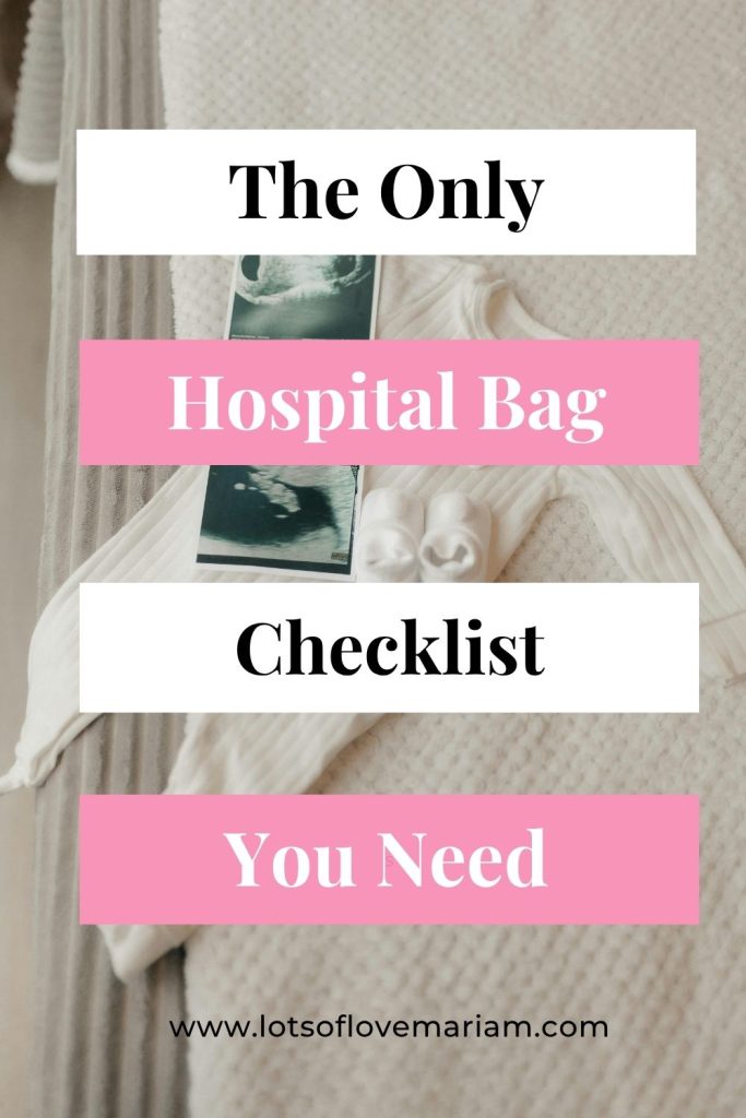 hospital bag checklist Hospital bag checklist for mom dad and baby