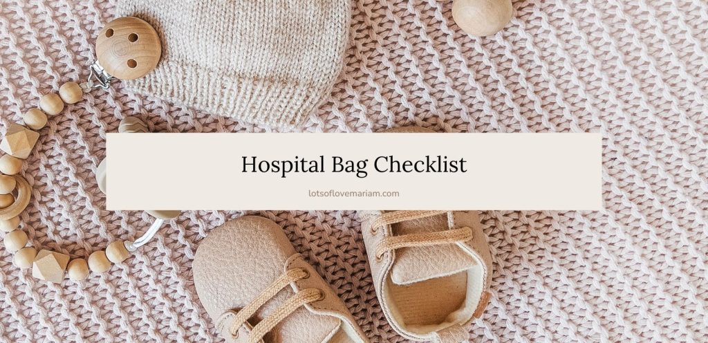hospital bag checklist hospital bag checklist