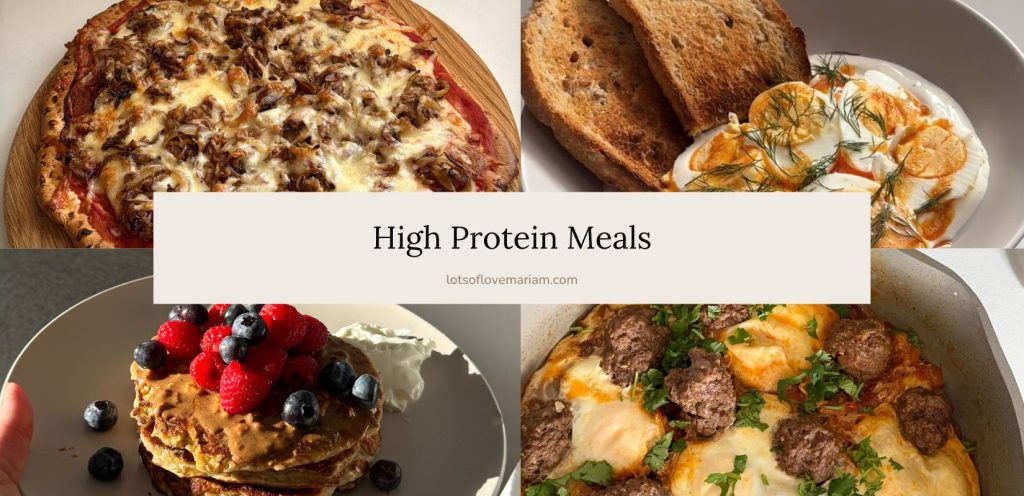 high protein meals