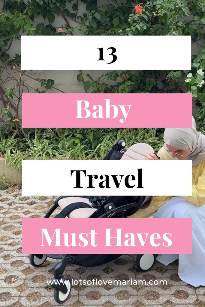what to pack for infant travel